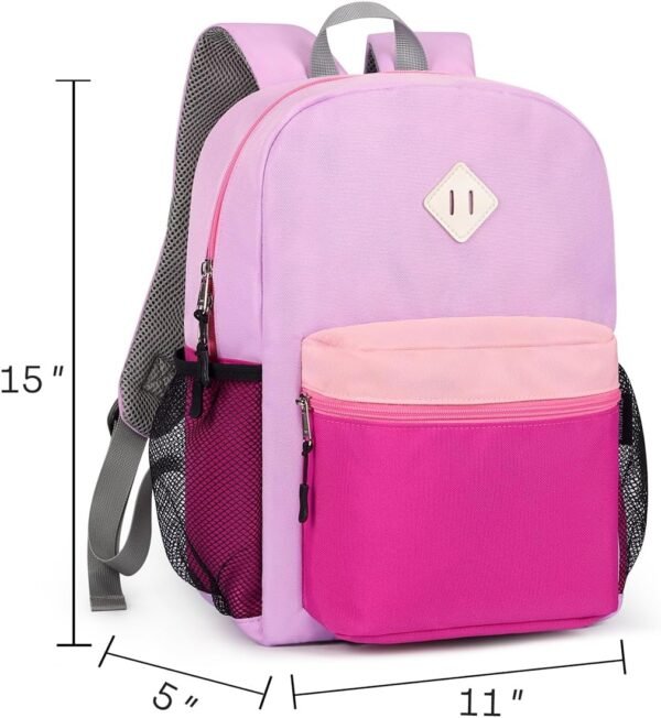 STEAMEDBUN Kids Backpack for Girls,Kindergarten Backpack for Toddler Girls Age 3-6 - Image 2