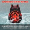 Kids School Backpack, Super Hero Cartoon Schoolbag Lightweight Waterproof Book Bag for Kids Boys Large Capacity Back to School Children Supplies Birthday,Halloween,Christmas Gifts - Image 5