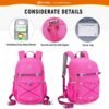 SKYSPER Kids Backpack - 15L Travel Backpacking Small Age 4-6 Ergonomical Design Multi-compartment Breathable Day Pack Preschool Kindergarten Bag - Image 4