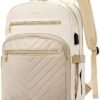BOSTANTEN 15.6 Inch Laptop Backpack for Women- College Teacher Computer Bag Travel Backpack Purse with USB Charging Port