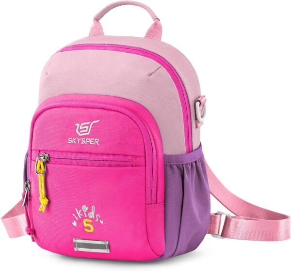 SKYSPER Toddler Backpack - Cute Kids Backpack Travel Preschool Bag Mini Girl Backpacks Small Kindergarten, 2 Year Old Boys and Girls