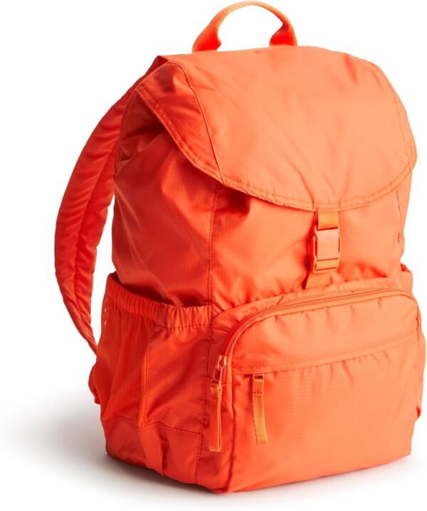 Vera Bradley Women's Ripstop Polyester Berkhill Backpack, Koi Orange, One Size