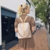 Womens Backpack Purse Leather Anti-theft Large Fashion Designer Travel Backpack Bag Men's Backpack Shoulder Bags - Image 2