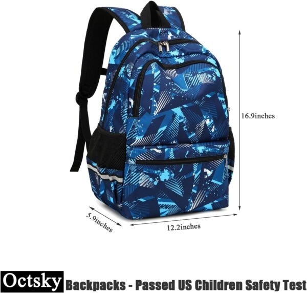 Octsky Kids Backpack for Girls Boys Elementary Primary Middle School Bags for Teens Childs Bookbags Cute Durable Travel Gifts - Image 2