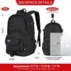 rickyh style Boys and Girls Kids Backpacks, Lightweight Backpack 18.5 x 13.75 x 8.75 Inches lunch bags 10 x 8 x 3.18 Inches Kids Backpacks for School and Travel, BPA Free - Image 6