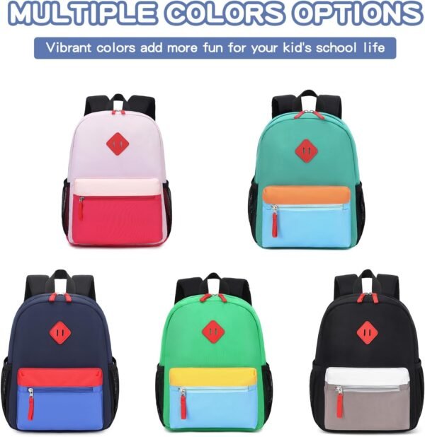 Kids Backpack, 16'' Lightweight School Backpack for Boys Girls,Casual Bookbag for Primary Elementary Middle School,Age 5-14,Lake Green and Blue,Large Size - Image 9