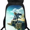 Qushy Unisex Backpack Travel Bag School Bag Casual Backpack School Set Pen Case Laptop Bag for Boys Girls Adult