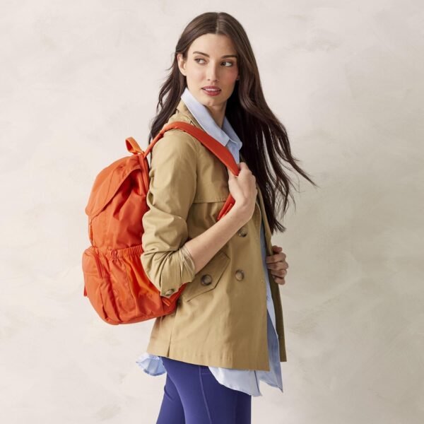 Vera Bradley Women's Ripstop Polyester Berkhill Backpack, Koi Orange, One Size - Image 8