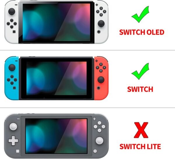 playvital Pink Cute Carrying Case for Nintendo Switch & Switch OLED, Portable Travel Storage Case for Switch - Image 2