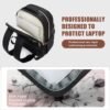 BOSTANTEN 15.6 Inch Laptop Backpack for Women- College Teacher Computer Bag Travel Backpack Purse with USB Charging Port Brown＆Black - Image 5
