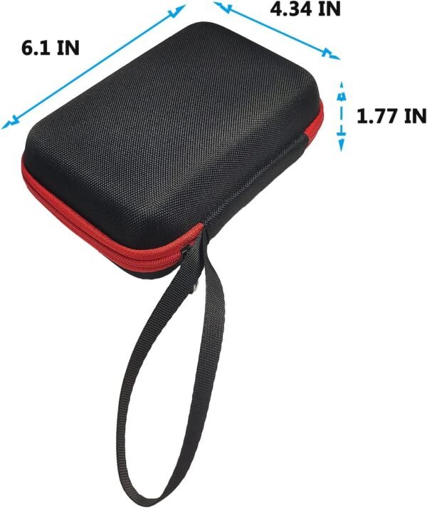 Hard Carrying Case for Powkiddy RGB20S Handheld Retro Game Console, Protective Case for Miyoo Mini Plus Portable Game Console Accessories (Black Case Only) - Image 3