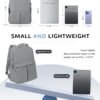 Laptop Backpack For Women Travel Backpack Carry On Backpack For Airplanes College Backpacks For Women Men Causal Daypack Backpacks Waterproof Aesthetic Gym Work Travelling Backpack Grey - Image 2