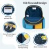 Kids Backpack for Boys - 15 Inch Preschool Backpack for Kids 3 to 8, Lightweight Kindergarten Backpack for Boys Elementary School Backpack for 1st 2nd Grade Kids Travel Backpack, Dark Blue - Image 7