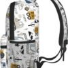 Toddler Backpack for Boys Age 3-8 Kids Construction Truck Excavator Bookbag for Kindergarten Preschool Water Resistance Cute Mini Small Simple Travel Daypack (White) - Image 8