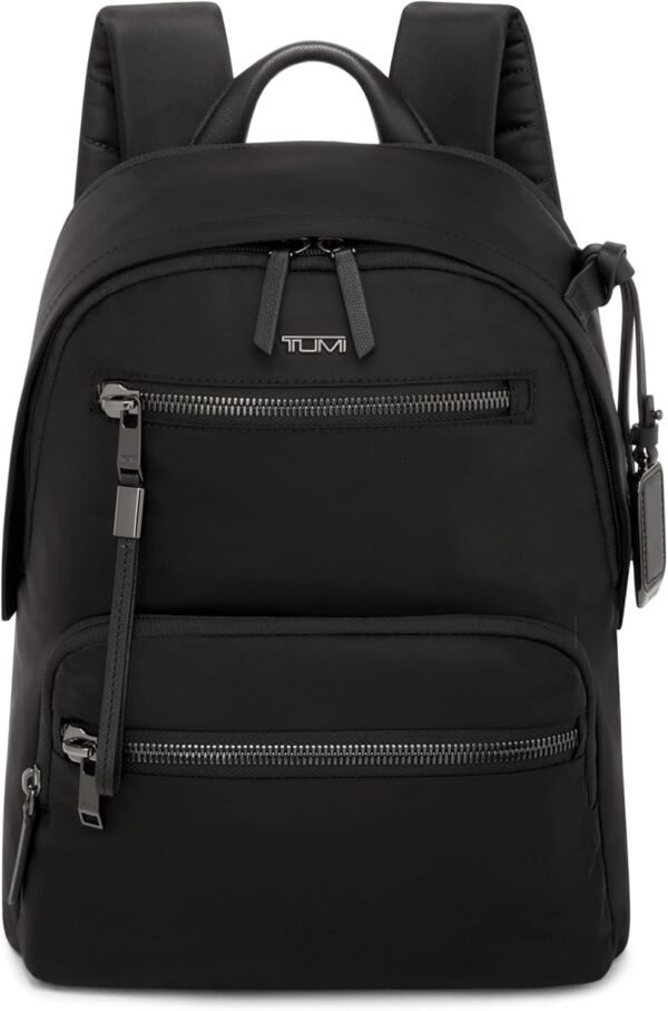 TUMI - Voyageur Denver Backpack - Everyday Nylon Backpack for Business - Premium Travel Backpack for Men & Women - Black & Gunmetal