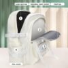 17.7inch Cinnamonro Backpack - Cute Anime Student Schoolbag with 10PCS Accessories Teenage Lightweight Waterproof Backpack for School Camping Travel Bag for Kids New Semester Gifts - Image 4