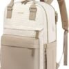 LOVEVOOK Travel Laptop Backpack Women, 17.3 Inch Anti-theft Laptop Bag with USB Port, Fashion Waterproof Computer Backpacks Teacher Nurse Backpack Purse for College School Work