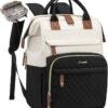 LOVEVOOK Laptop Backpack for Women, 15.6'' Waterproof Nurse Bag Teacher Work Backpack Purse for Women, Travel Computer Backpack for College Office Business Ladies