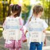17.7inch Cinnamonro Backpack - Cute Anime Student Schoolbag with 10PCS Accessories Teenage Lightweight Waterproof Backpack for School Camping Travel Bag for Kids New Semester Gifts - Image 7
