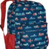 Wildkin 16-Inch Kids Backpack for Boys & Girls, Perfect for Elementary School Backpack, Features Padded Back & Adjustable Strap, Ideal Size for School & Travel Backpacks (Transportation)