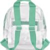 MADISON & DAKOTA Clear Mini Backpacks for Beach, Travel - Stadium Approved Bag with Adjustable Straps - Image 4