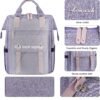 LOVEVOOK Laptop Backpack for Women, Teacher Nurse Bag Work Travel Computer Backpacks Purse,Water Resistant Daypack with USB Charging Port, 17.3 inch - Image 2
