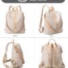 Womens Backpack Purse Leather Anti-theft Large Fashion Designer Travel Backpack Bag Men's Backpack Shoulder Bags - Image 6