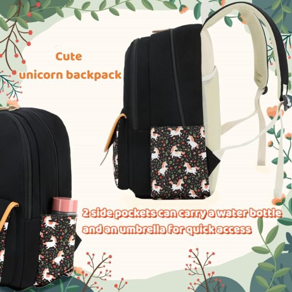 Leaper Canvas School Backpack for Girls Laptop Bag Travel Bag Bookbag Daypack - Image 8