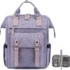 LOVEVOOK Laptop Backpack for Women, Teacher Nurse Bag Work Travel Computer Backpacks Purse,Water Resistant Daypack with USB Charging Port, 17.3 inch
