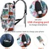 YGR Floral Laptop Backpack for Women, Female, School, Travel, Business, Outdoor Sports, Office, Work - Image 4