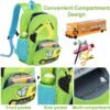 LOIDOU Toddler Backpack Boys 15 Inch Kids Preschool Kindergarten School Backpack Book Bag for Daycare Nursery Travel with Chest Strap，Fits 3 to 8 years old - Image 4