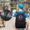 SAMIT Anime Luminous Backpack with USB Charging Port & Anti Theft Lock &Pencil Case Daypack Laptop Backpack - Image 8