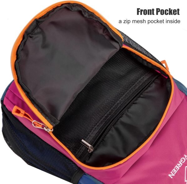 Little Kids Hiking Backpack, Toddler Backpack for Boys or Girls, Ideal for a Day Outdoor Adventures (Purple, Kids - Medium) - Image 5