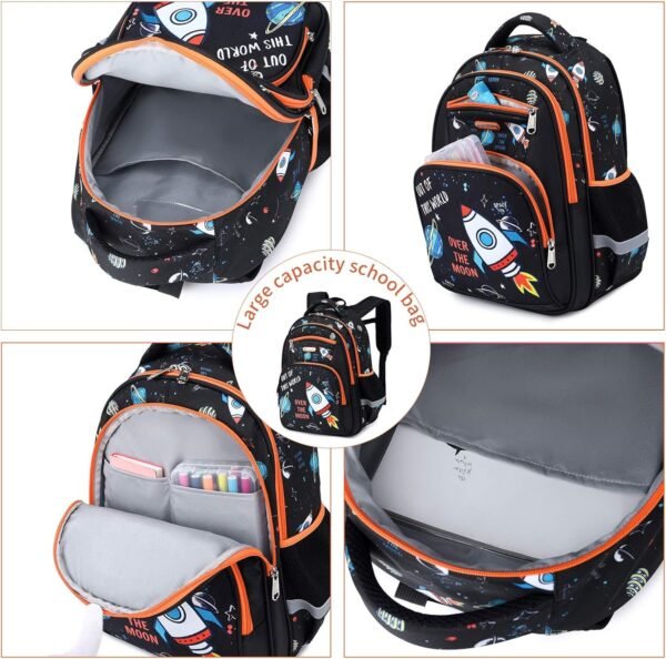 Kids Backpack for Girls Preschool Elementary Kindergarten School Bag 15.6″ Multifunctional Cute Large Capacity - Image 8