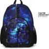 ZORFIN Backpack for School Travel: Bookbag for Girls Boys - Laptop Backpack with Multiple Compartments - Cyberspace Galaxy - Image 8