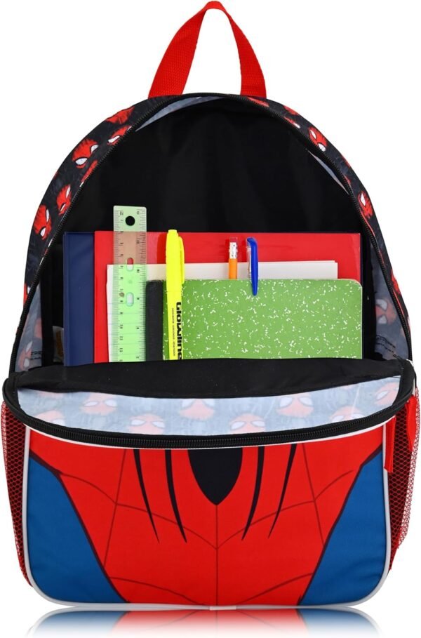 Marvel Spiderman Backpack for Boys, Girls, Teens, Unisex | Kids Backpack Toddler Backpack for School | Miles Morales Spidey Spider-Man Backpack Bookbag for All Ages - Image 4