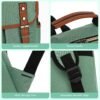 YGR Laptop Backpack for Women, Female, College, Travel, Business, Outdoor Sports, Office, Work in Green - Image 6