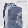 VGCUB Travel Essentials Backpack for Women Men,Laptop Carry on Backpack with Laptop Compartment,Waterproof Work Personal Item Size Backpack with USB Charging Port,Jewel Blue - Image 7