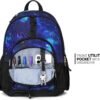 ZORFIN Backpack for School Travel: Bookbag for Girls Boys - Laptop Backpack with Multiple Compartments - Cyberspace Galaxy - Image 5