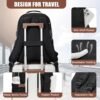 BOSTANTEN 15.6 Inch Laptop Backpack for Women- College Teacher Computer Bag Travel Backpack Purse with USB Charging Port Brown＆Black - Image 6