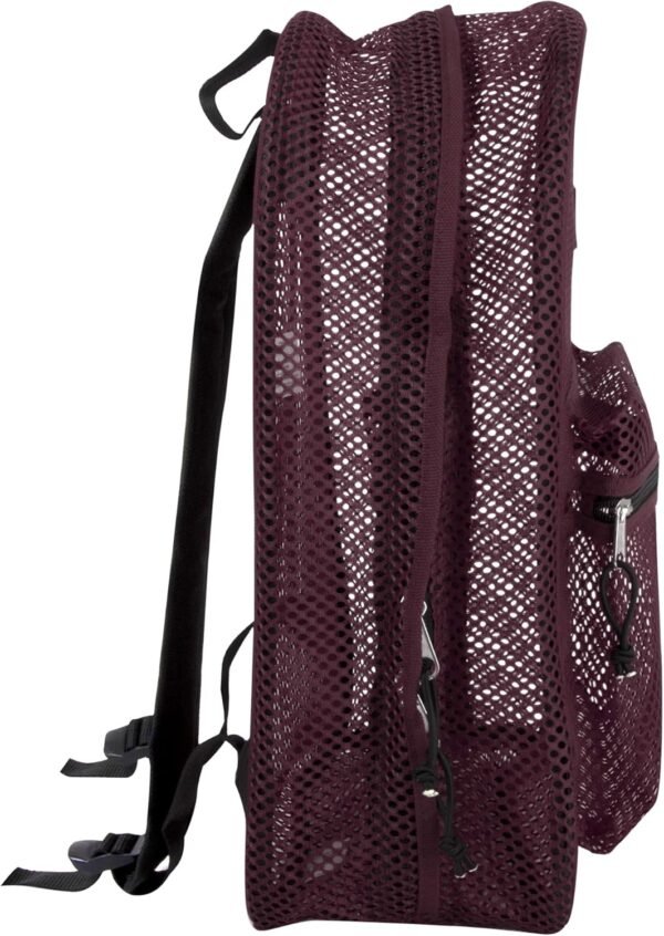 Summit Ridge Mesh Backpacks for Kids, Adults, School, Beach, and Travel, Colorful Transparent Mesh Backpacks with Padded Straps Large - Image 4