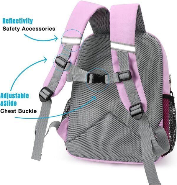 STEAMEDBUN Kids Backpack for Girls,Kindergarten Backpack for Toddler Girls Age 3-6 - Image 4