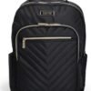 Kenneth Cole REACTION Women's Chelsea Chevron 15" Laptop and Tablet Backpack, Black