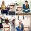 LOVEVOOK Laptop Backpack Women,15.6 Inch Convertible Backpack Purse for Women with USB Port,Fashion Teacher Nurse Bag Work Backpack with Cute Wristlet Bag for Travel Commute,Beige Brown - Image 9