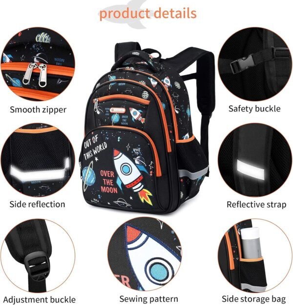 Kids Backpack for Girls Preschool Elementary Kindergarten School Bag 15.6″ Multifunctional Cute Large Capacity - Image 7