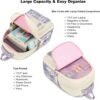 AO ALI VICTORY Girls Backpack 15.6 Inch Laptop School Bag Cute Kids Elementary College Backpacks Large Bookbags for Teen Girl Women Students Anti Theft Travel Daypack - Beige - Image 4