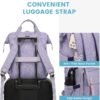 LOVEVOOK Laptop Backpack for Women, Teacher Nurse Bag Work Travel Computer Backpacks Purse,Water Resistant Daypack with USB Charging Port, 17.3 inch - Image 4