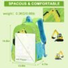 LOIDOU Toddler Backpack Boys 15 Inch Kids Preschool Kindergarten School Backpack Book Bag for Daycare Nursery Travel with Chest Strap，Fits 3 to 8 years old - Image 7