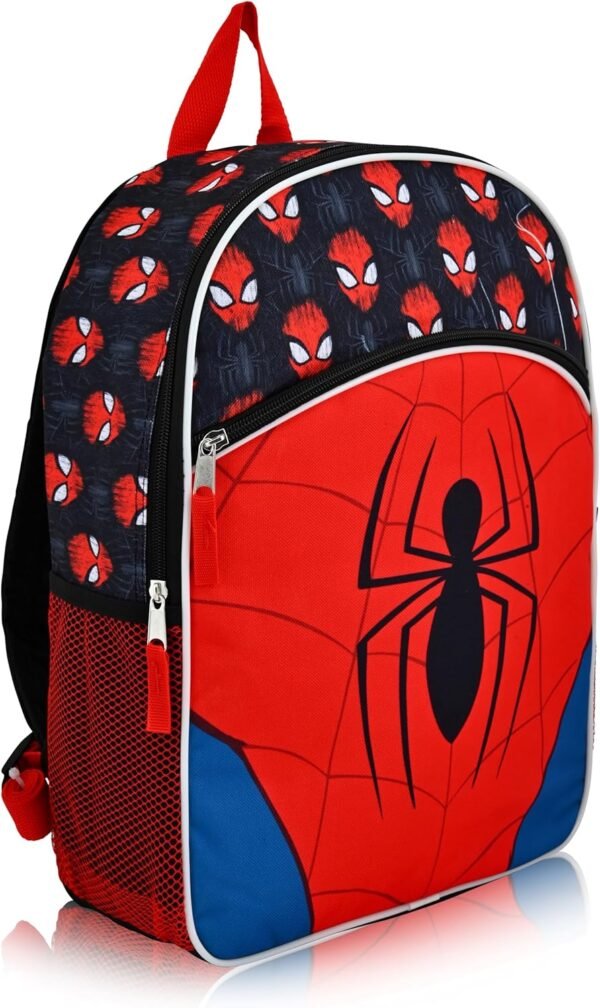 Marvel Spiderman Backpack for Boys, Girls, Teens, Unisex | Kids Backpack Toddler Backpack for School | Miles Morales Spidey Spider-Man Backpack Bookbag for All Ages - Image 2