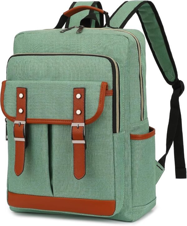YGR Laptop Backpack for Women, Female, College, Travel, Business, Outdoor Sports, Office, Work in Green